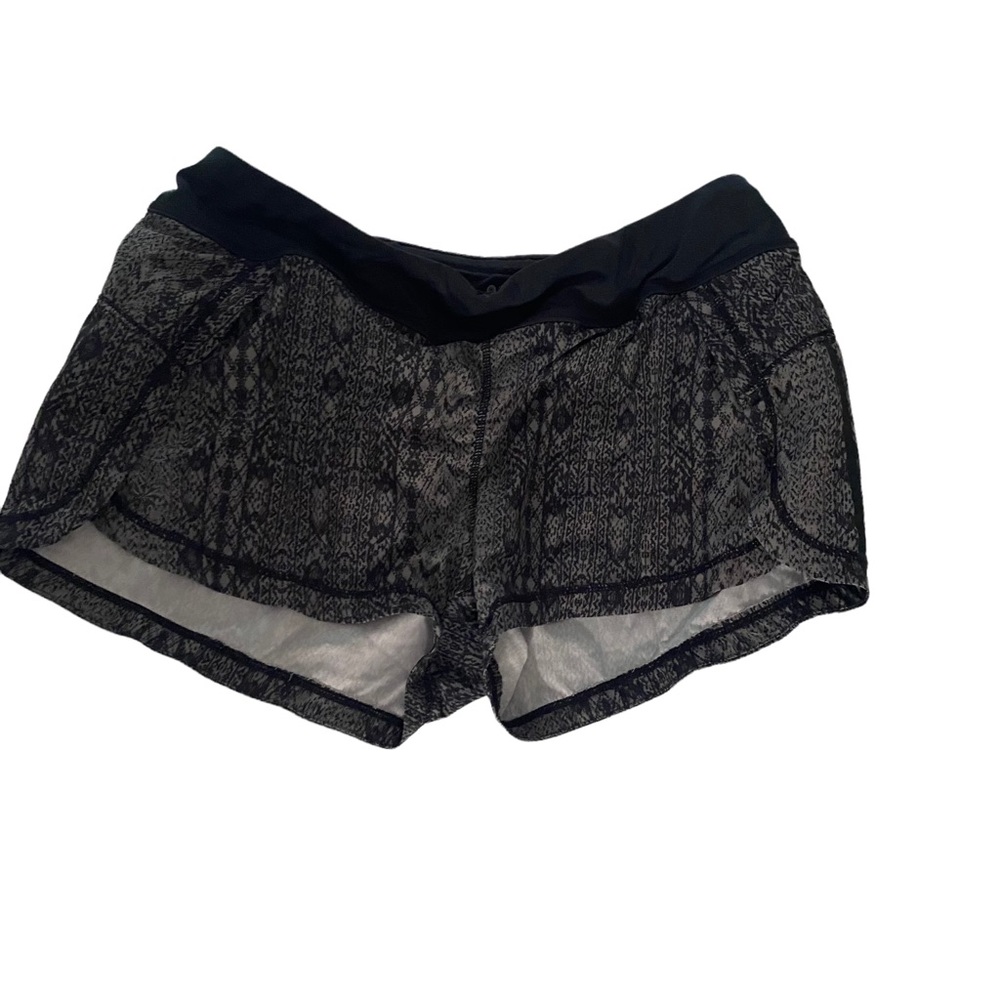 Athleta black speed shorts size medium